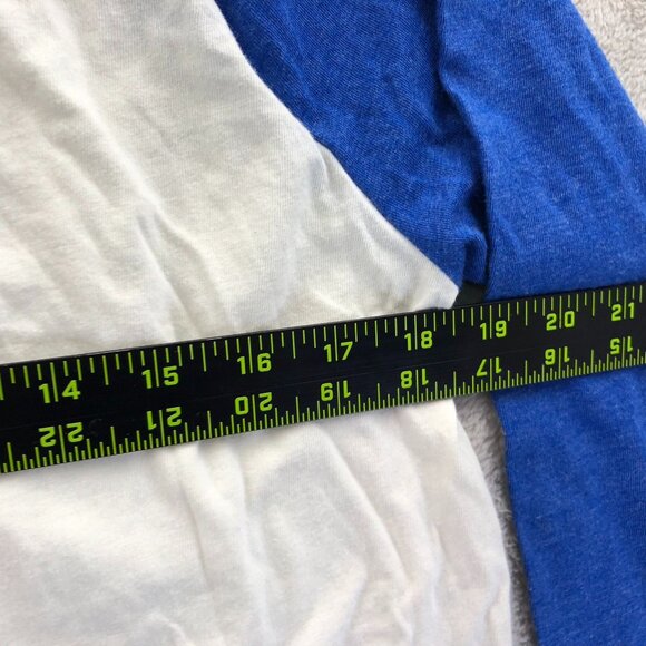 American Eagle Outfitters Men Raglan Henley Shirt Medium 3/4 Sleeve Casual - Picture 5 of 11